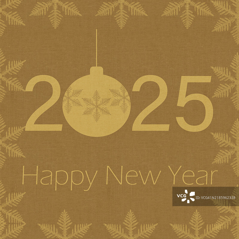 2025年新年快乐插图图片素材