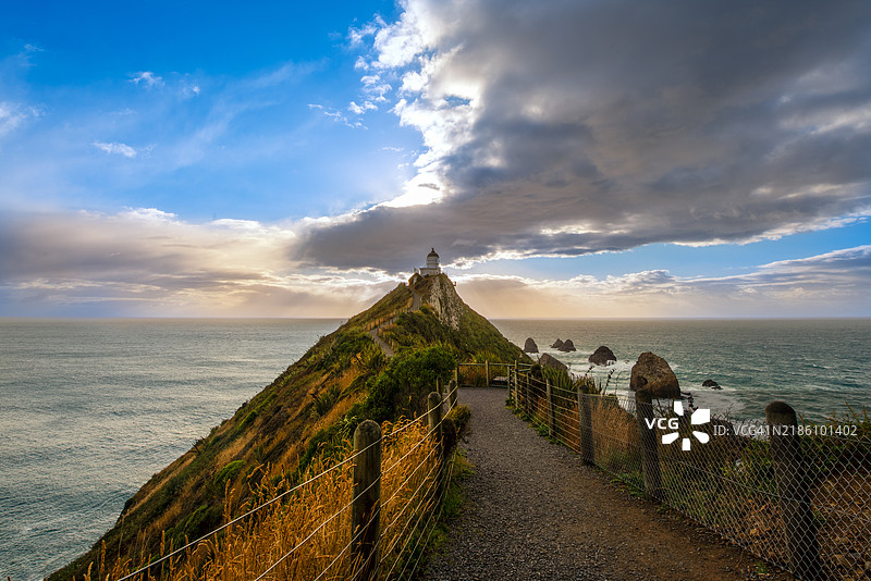新西兰的灯塔图片素材