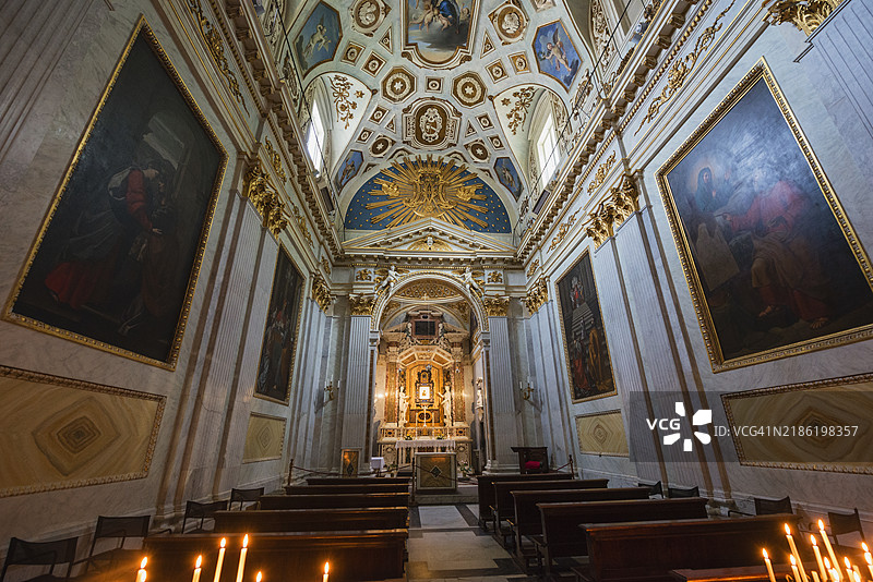 意大利斯波莱托的大教堂图片素材