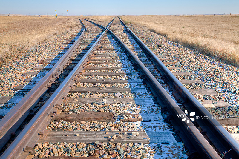 铁路道岔图片素材