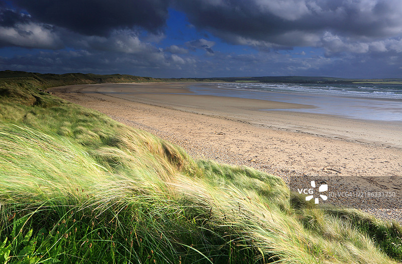 邓内湾，靠近瑟斯，凯瑟尼斯，高地，苏格兰，联合王国，欧洲图片素材