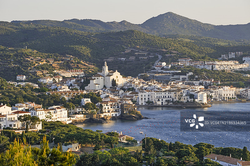 卡达凯斯，克雷乌斯角，布拉瓦海岸，加泰罗尼亚，西班牙，欧洲图片素材