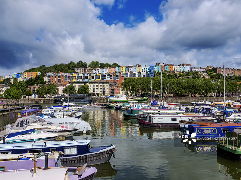 布里斯托尔码头，漂浮港口，布里斯托尔，英格兰，联合王国，欧洲图片素材