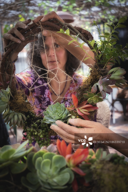 梦捕手多肉植物工作坊图片素材