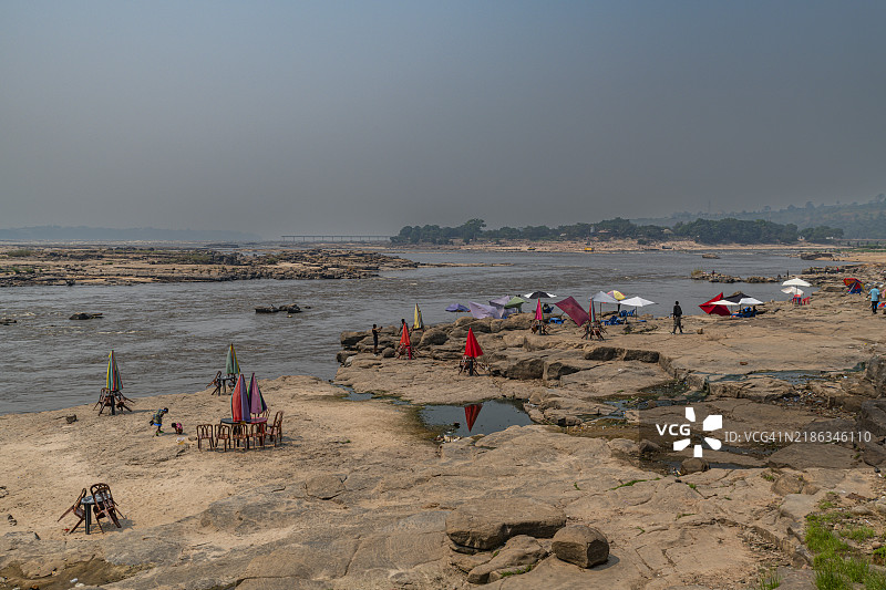 刚果河急流，金沙萨，刚果民主共和国，非洲图片素材