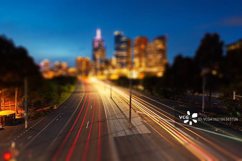 蝙蝠侠大道蓝色时刻图片素材