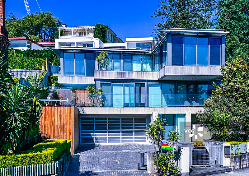 悉尼郊区的现代住宅图片素材