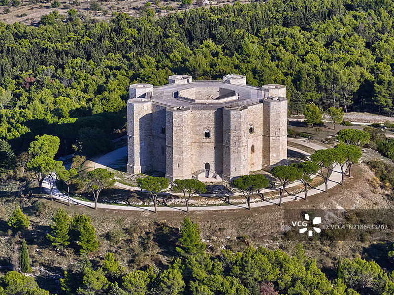 阿普利亚的卡斯特尔·德尔·蒙特，意大利图片素材