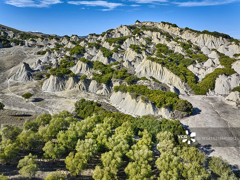 意大利巴西利卡塔的阿利亚诺自然保护区图片素材