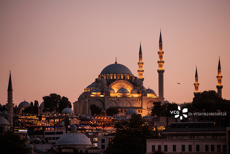 苏莱曼尼耶清真寺图片素材