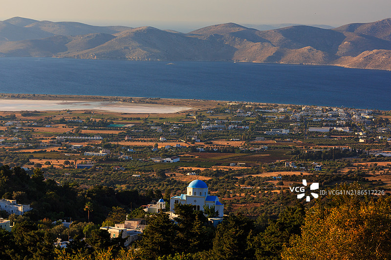 从科斯镇区域俯瞰博德鲁姆图片素材