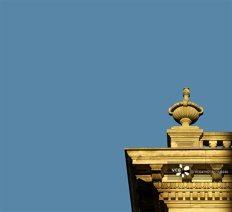 新古典主义屋顶图片素材