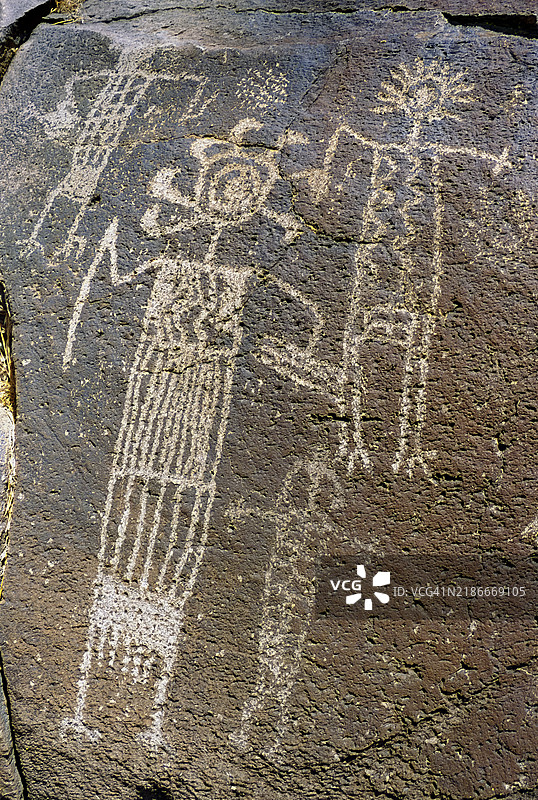 科索民族的岩石艺术图片素材