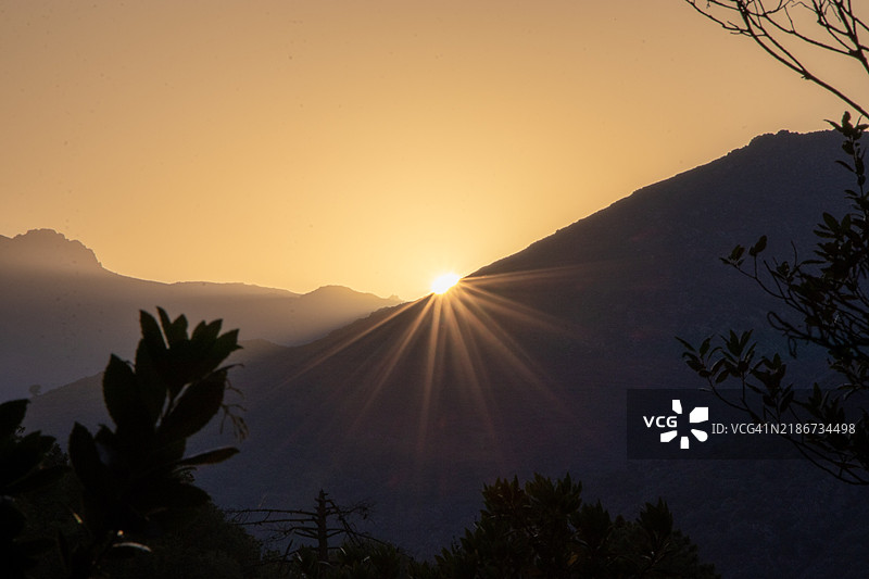 甜点日出图片素材