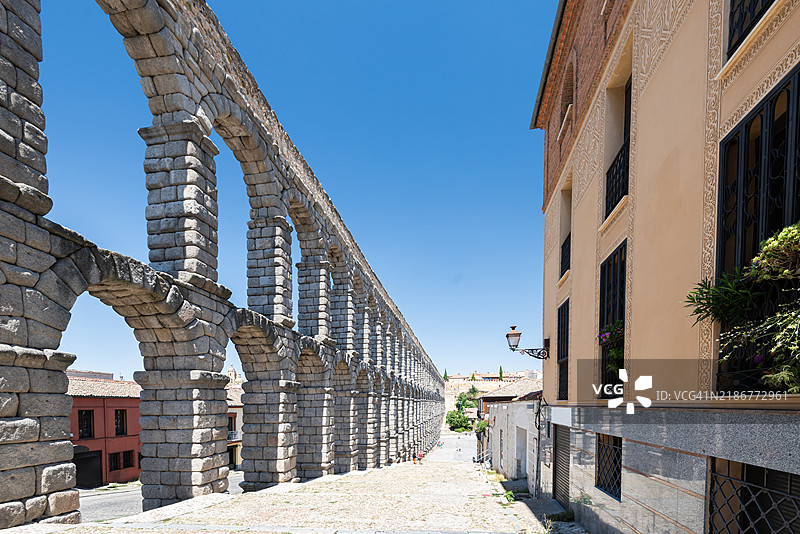 塞哥维亚水道图片素材