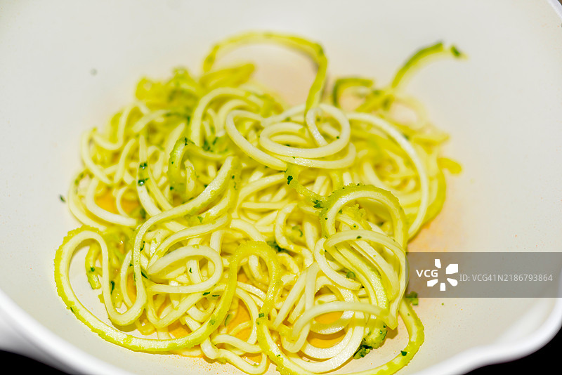 西葫芦意大利面图片素材