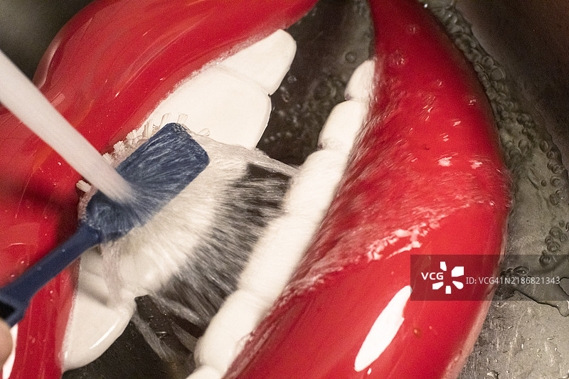 塑料嘴唇图片素材