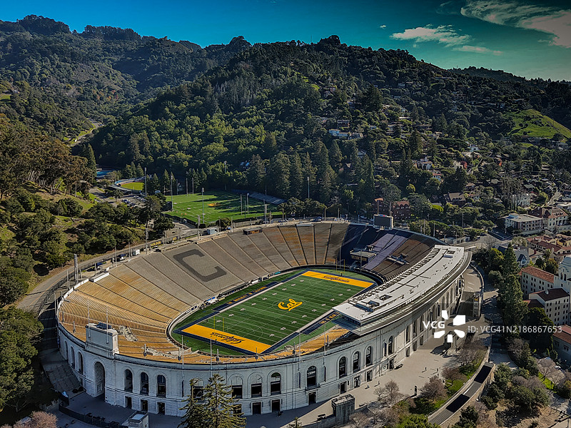 加利福尼亚大学纪念体育场图片素材