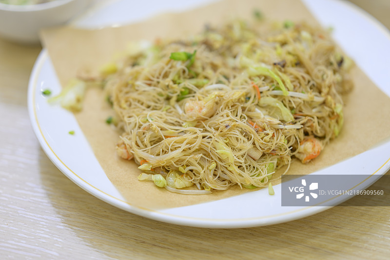 海鲜炒米粉图片素材