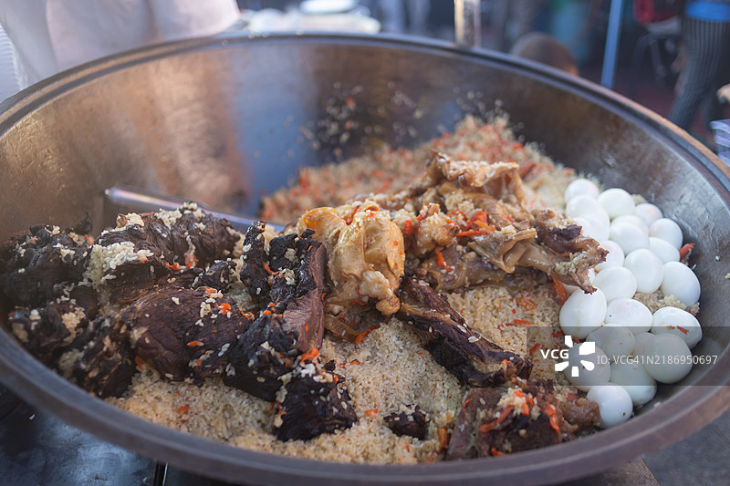 羊肉炒饭图片素材
