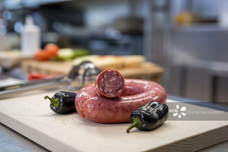 一张红色香肠的照片图片素材