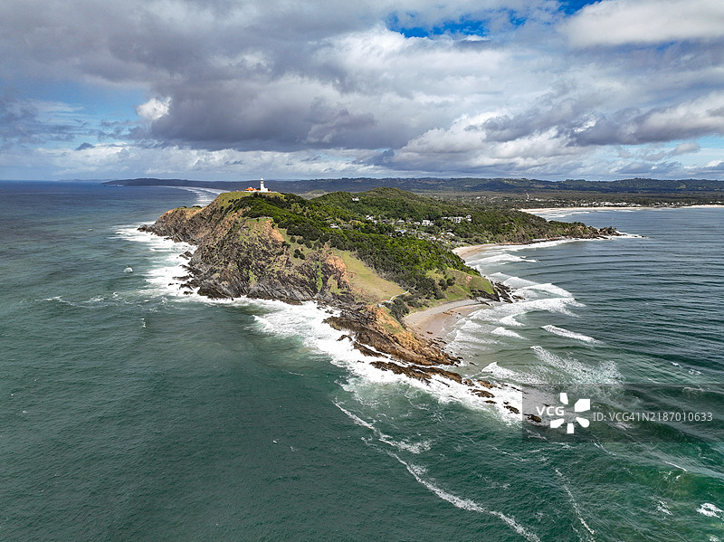 拜伦湾的拜伦角灯塔，澳大利亚图片素材
