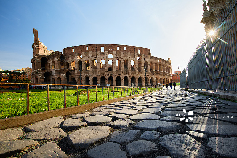 意大利罗马的斗兽场图片素材