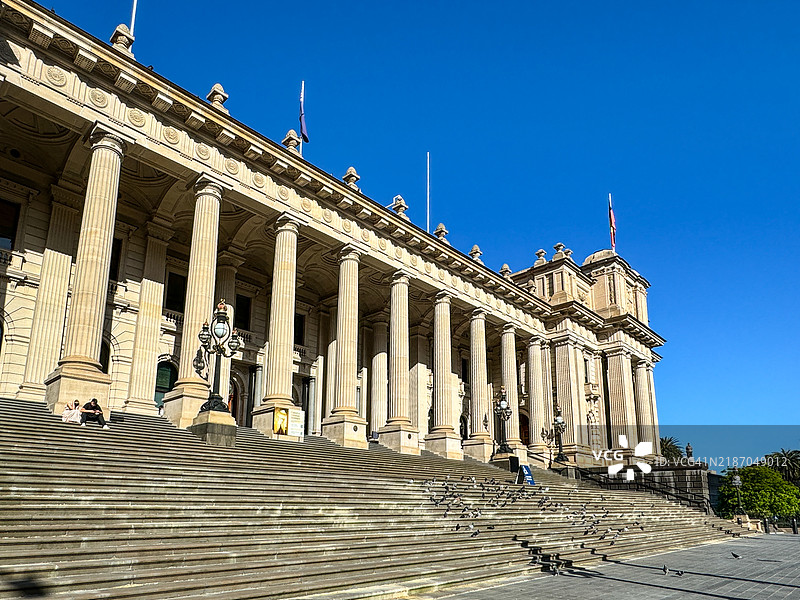 墨尔本的国会大厦图片素材