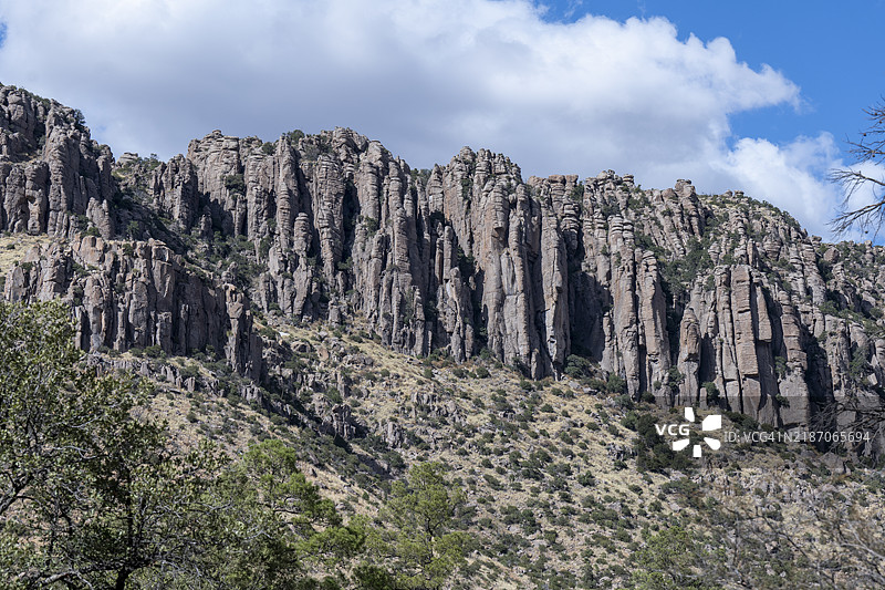 奇里卡胡亚国家公园 - 岩石地貌与风景图片素材