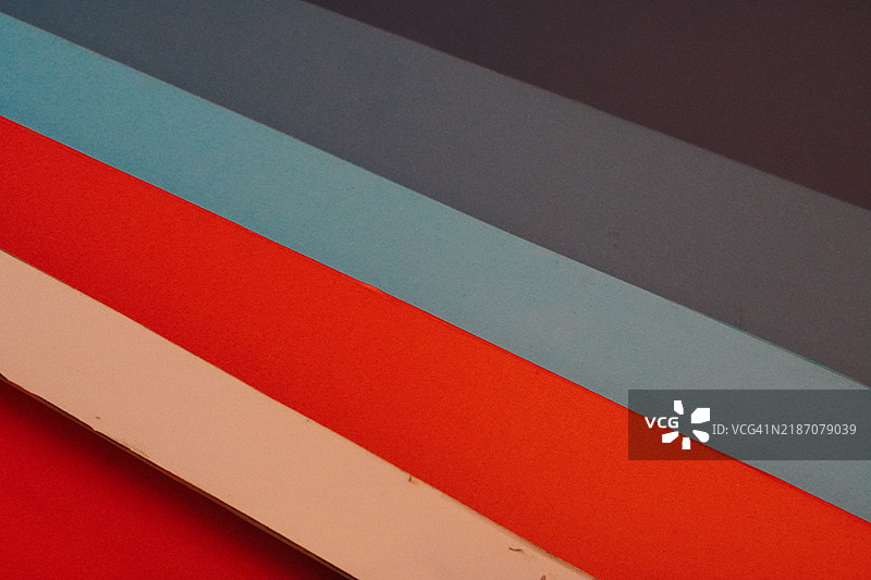 渐变色彩的抽象纸层图片素材