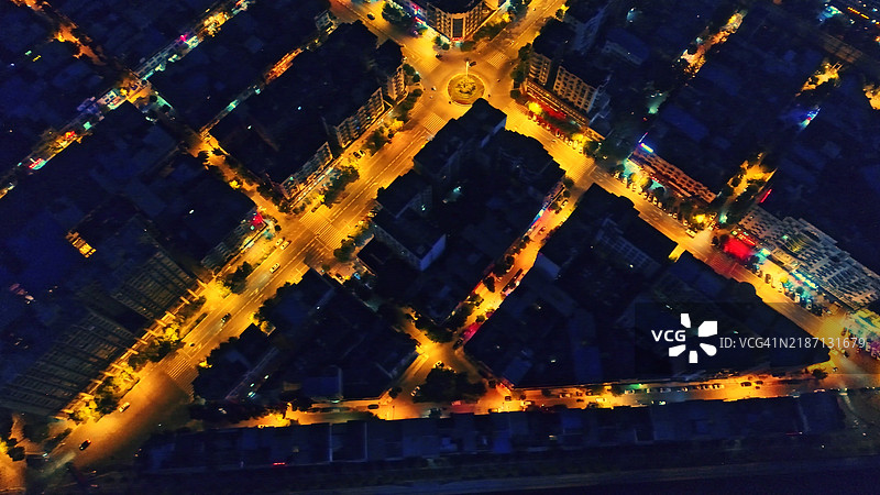 人类居住区，城市天际线，中国，亚洲。图片素材