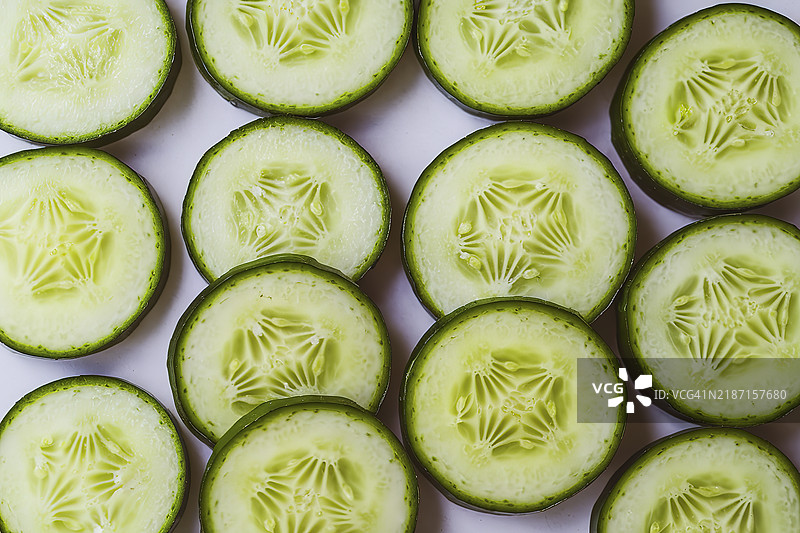 多片黄瓜的照片图片素材