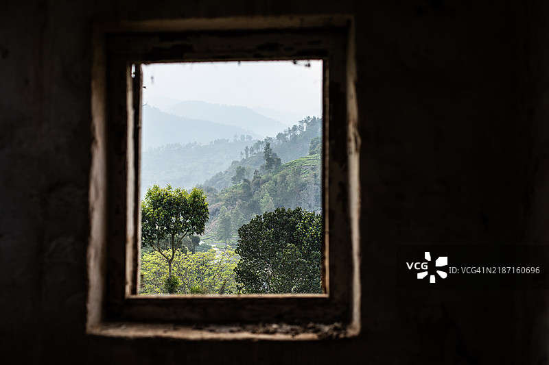 科塔吉里窗框景观图片素材