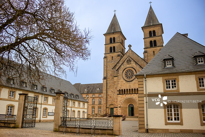 埃希特纳赫修道院，卢森堡图片素材
