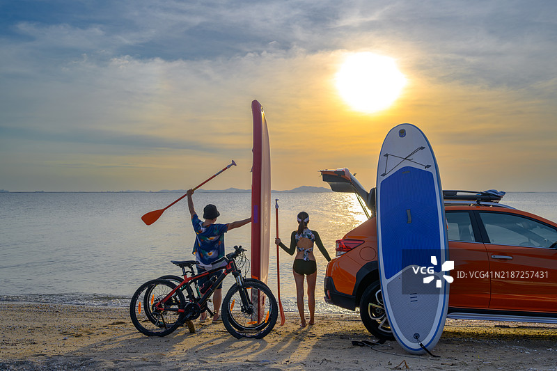 恋人旅行时刻图片素材