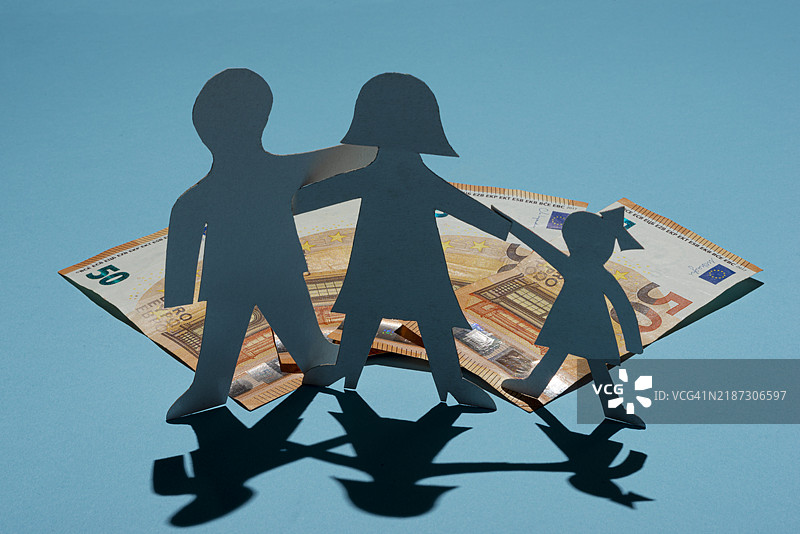 家庭经济概念图片素材