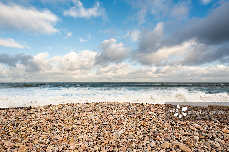 苏格兰秋季的莫雷湾。图片素材