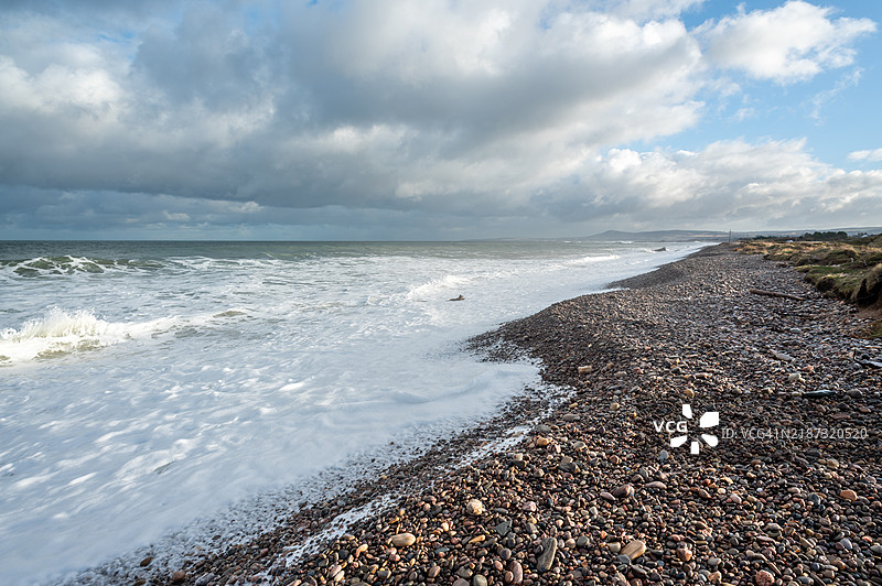 苏格兰莫雷的东部景观。图片素材