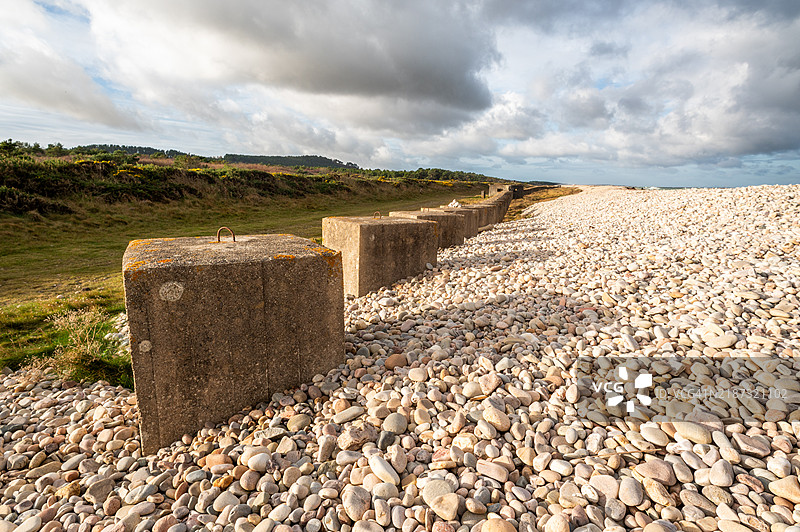 莫雷海岸的侵蚀-潮汐图片素材