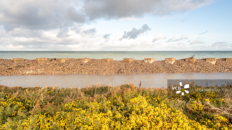 陆地上的海水-海岸侵蚀-莫雷图片素材