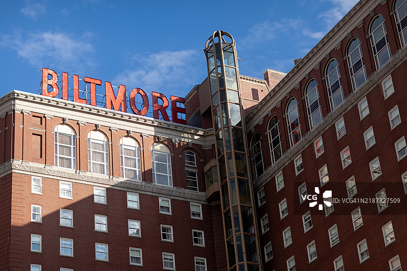 罗德岛普罗维登斯的比尔特莫酒店顶部图片素材