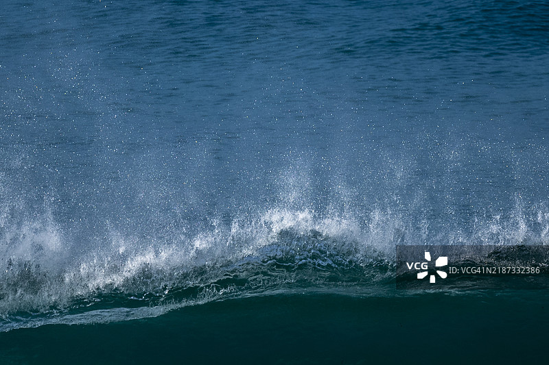 海洋的全景拍摄图片素材