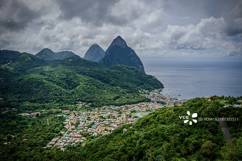 东加勒比海的圣卢西亚，圣卢西亚图片素材