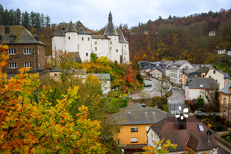 克莱尔沃城堡，卢森堡图片素材