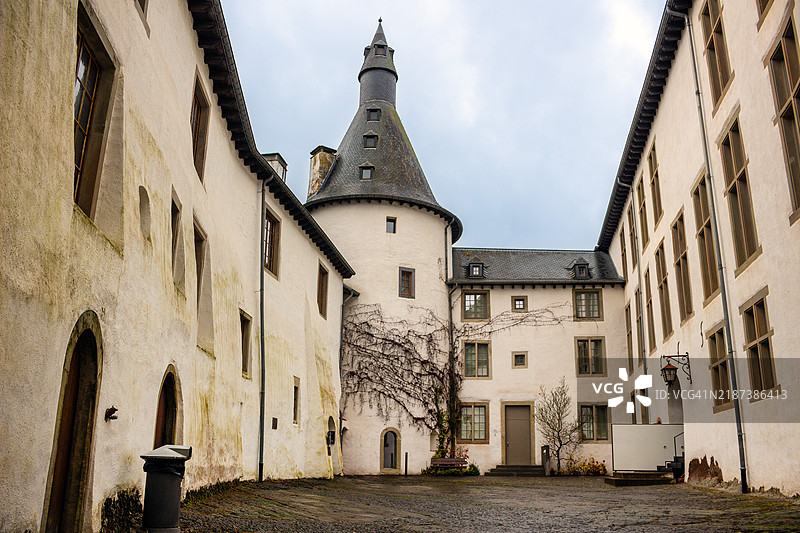 克莱尔沃城堡，卢森堡图片素材