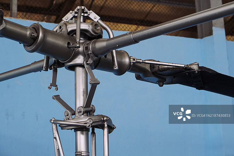 直升机的转子和叶片图片素材