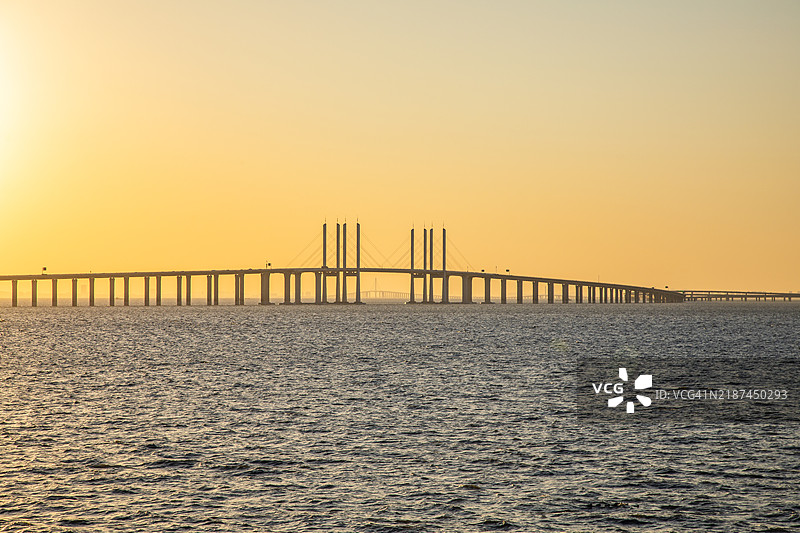 青岛胶州湾大桥图片素材