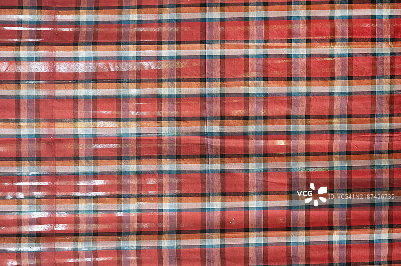 彩色格子布料图片素材