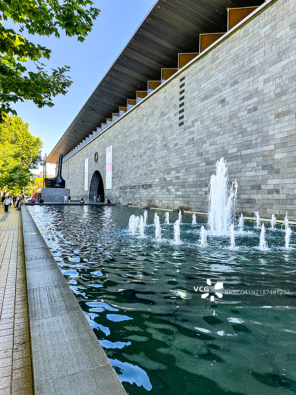 墨尔本维多利亚国家美术馆国际大楼图片素材