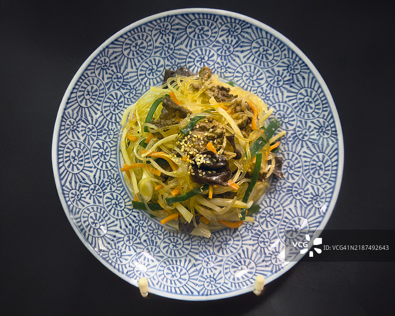 韩式杂菜食品模型图片素材